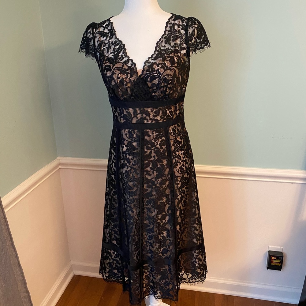 Black lace dress